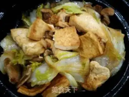 Make A casserole, bean curd step 15