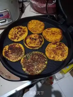 Make Pumpkin sesame cake step 4