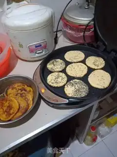 Make Pumpkin sesame cake step 5