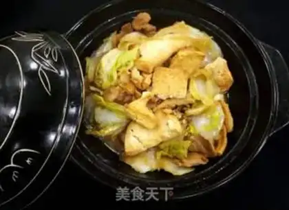 Make A casserole, bean curd step 16