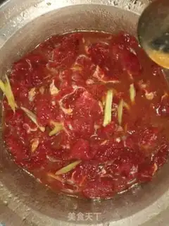 Make Sliding beef step 1