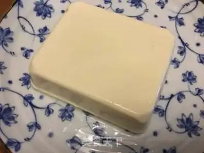 Make Golden bean tofu step 0
