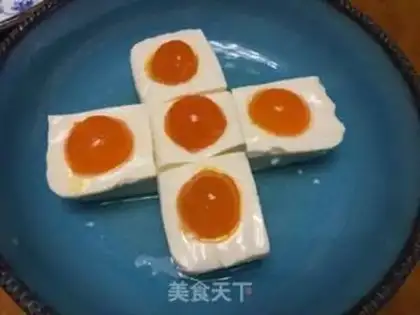 Make Golden bean tofu step 2