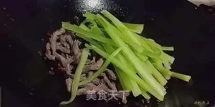 Make Celery beef step 7