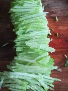 Make Tofu and radish step 1