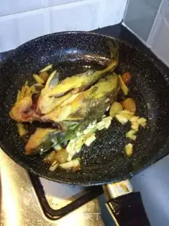 Make Red-burned yellowfish step 2