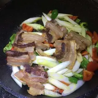 Make Kyoyo onions to make meat step 12