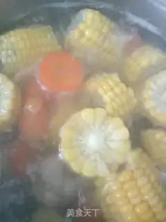 Make Carrot corn ribs soup step 3