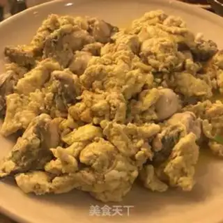 Make Oyster fried eggs step 4