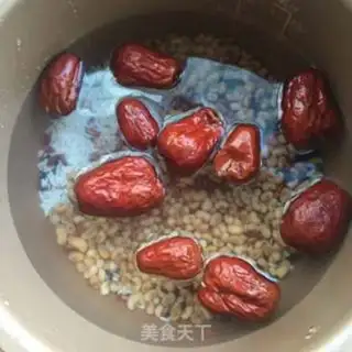 Make Red bean, black rice step 4