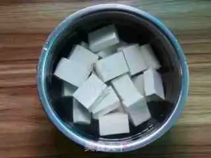 Make Pepper salt tofu step 1