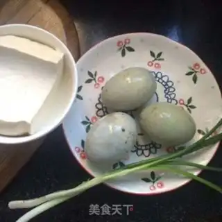 Make Pour some omelet tofu step 0