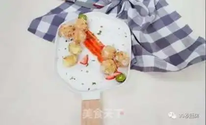 Make Chest-breathing potato balls step 7