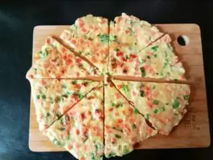 Make Egg tofu pie step 13