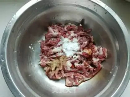 Make Beef silk and beans step 1