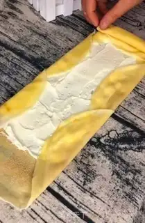 Make Butter towel roll step 5