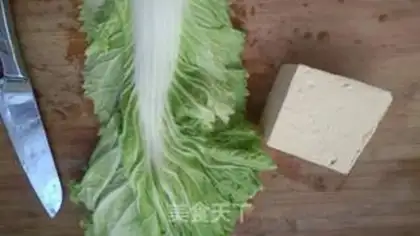 Make Cabbage and tofu step 0
