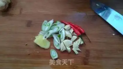 Make Cabbage and tofu step 1