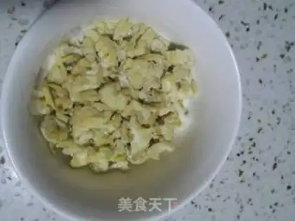 Make Pork spinach, three dumplings step 3