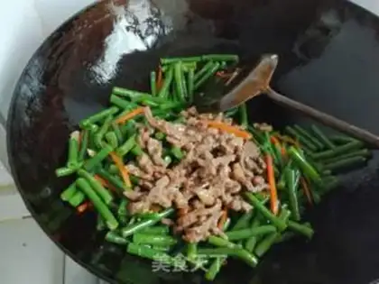 Make Beef silk and beans step 12