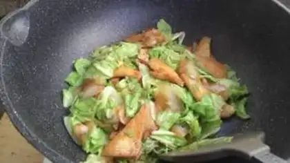 Make Cabbage and tofu step 13