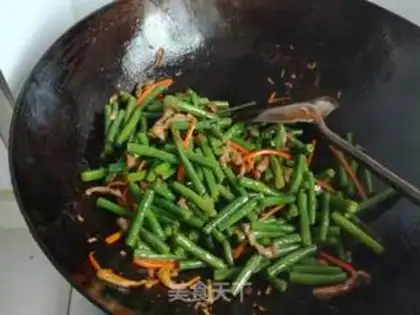 Make Beef silk and beans step 15