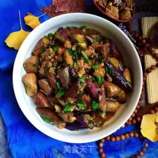 Make Garlic pork and eggplant step 9