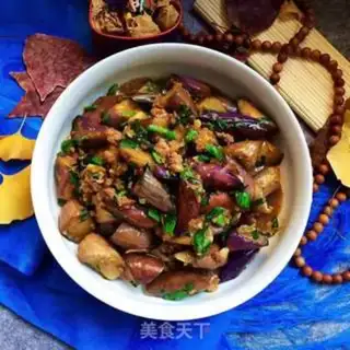Make Garlic pork and eggplant step 10
