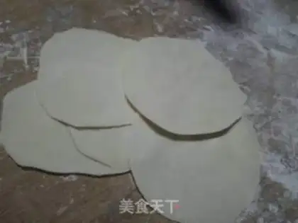Make Pork spinach, three dumplings step 13