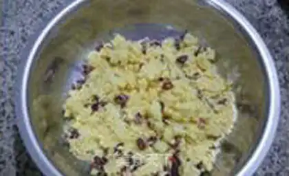 Make Cranberry potato marfin step 13