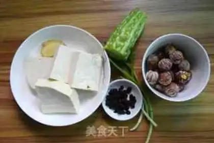 Make Chestnut tofu step 0