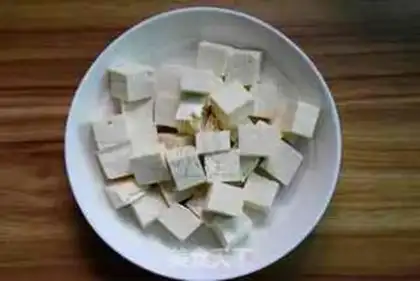 Make Chestnut tofu step 3