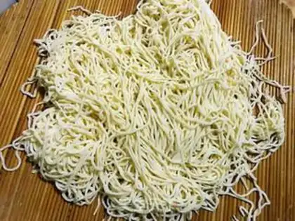 Make The shrimp pasta step 0