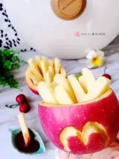 Make Apple fries step 6