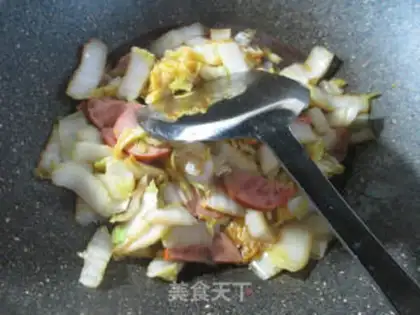 Make Elbow ham and doll food step 8