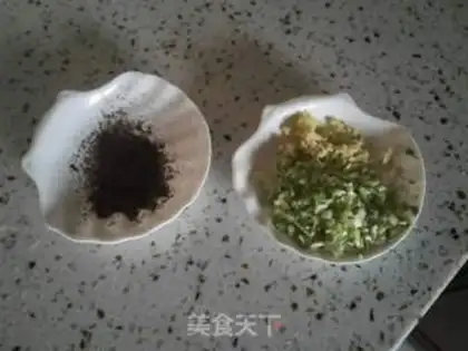 Make Pork radish balls step 1