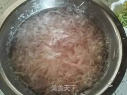 Make Pork radish balls step 2