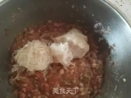 Make Pork radish balls step 5