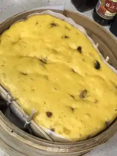 Make Pumpkin with red dates step 11