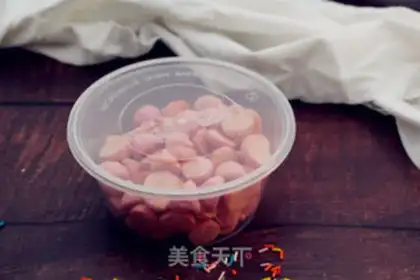Make Flamingo soybeans step 10
