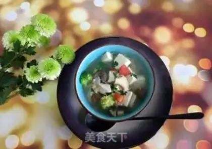Make Tofu soup step 25