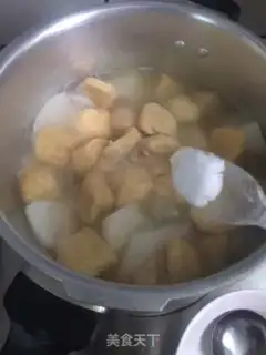 Make ♪ White radish oil tofu dragon bone soup ♪ step 6