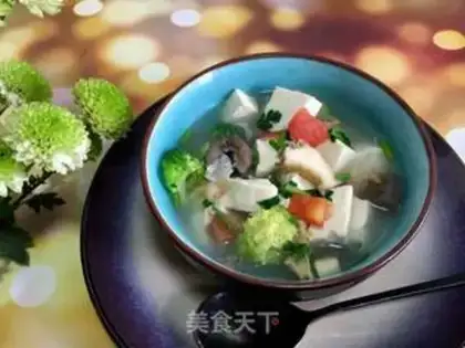 Make Tofu soup step 27
