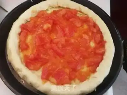 Make Rolling ham pizza step 9