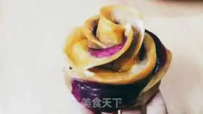 Make Colored roses step 14