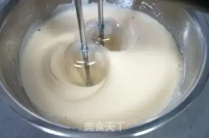 Make All the sponge sesame cake step 1