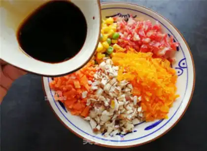 Make Five-favorite rice eggs step 3