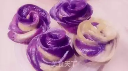 Make Colored roses step 16