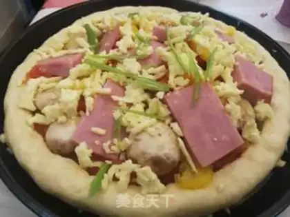Make Rolling ham pizza step 13