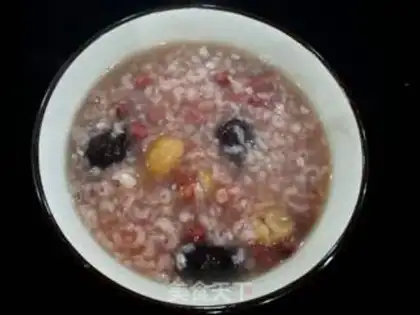 Make Red bean rice congee step 4